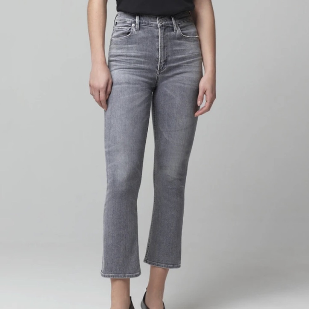 Citizens of Humanity Demy Cropped Flare Jeans Size 24